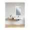 Cwi Lighting Abigail Rectangle Matte White LED 30 in. Mirror 1233W30-49 - alternate 7